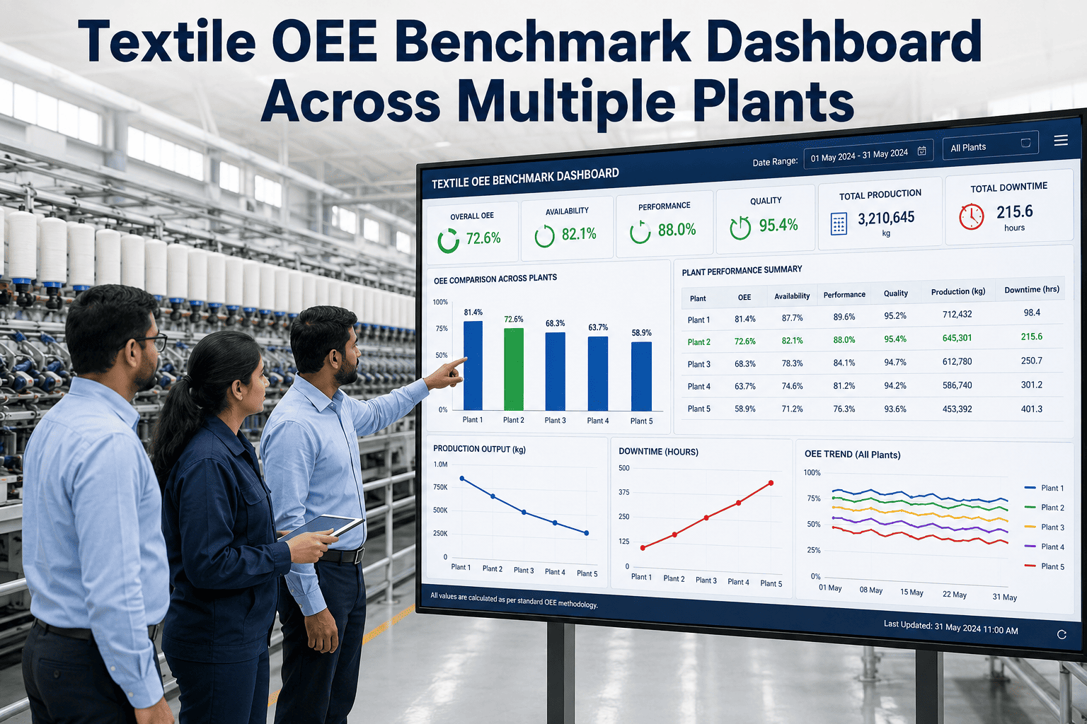 textile-oee-benchmark-dashboard-across-multiple-plants