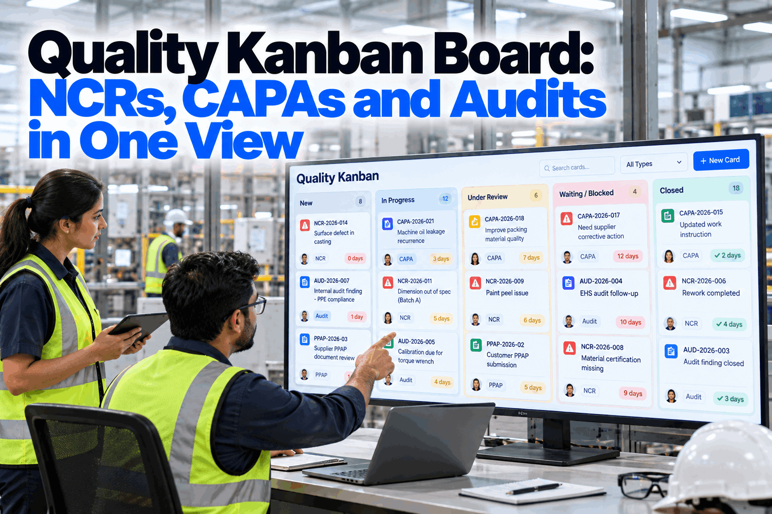 quality-kanban-board-ncrs-capas-audits-one-view
